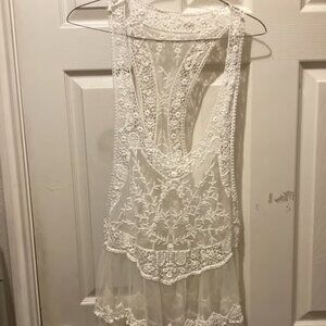 Razorback crocheted vest, coastal cowgirl style